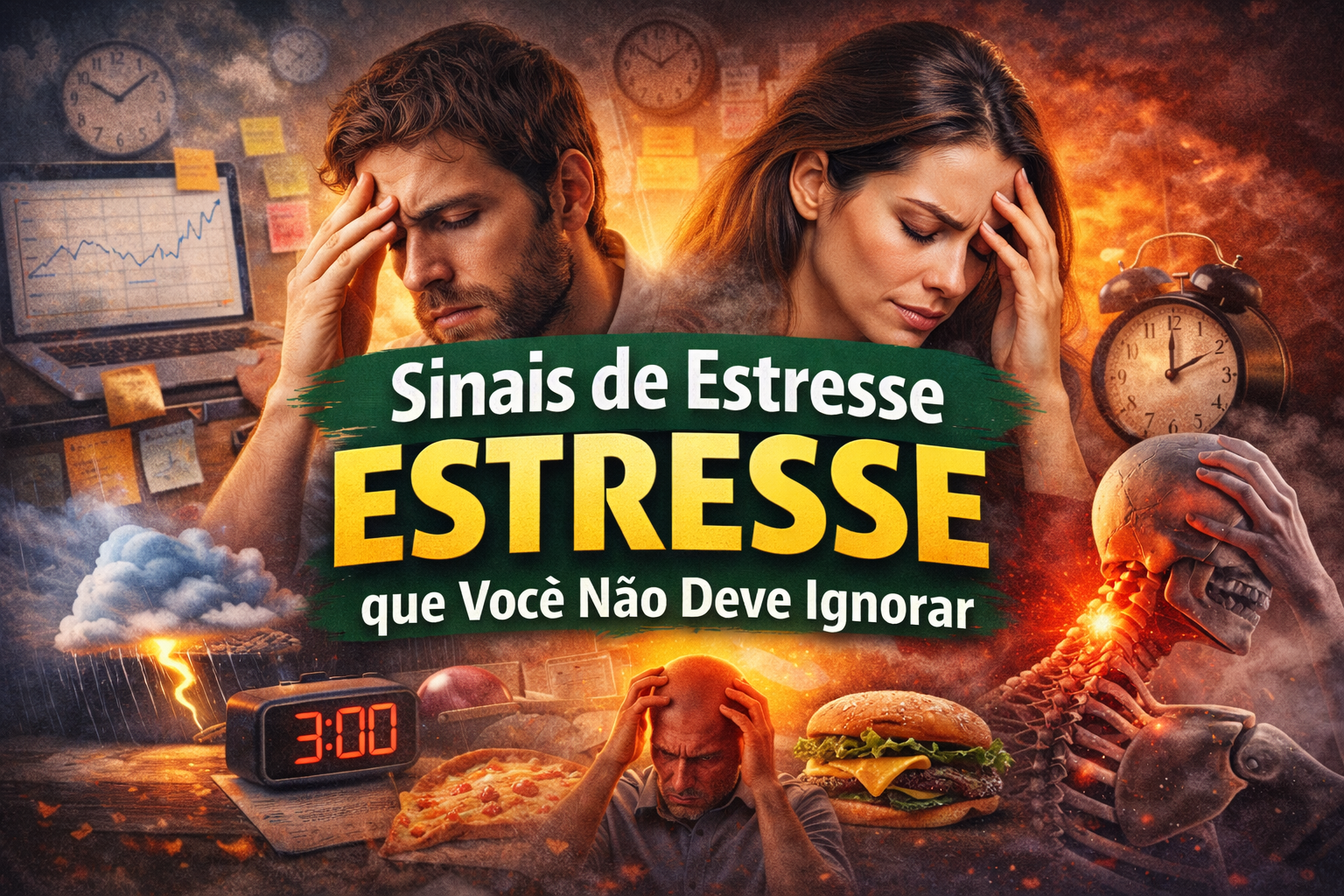 sinais de estresse