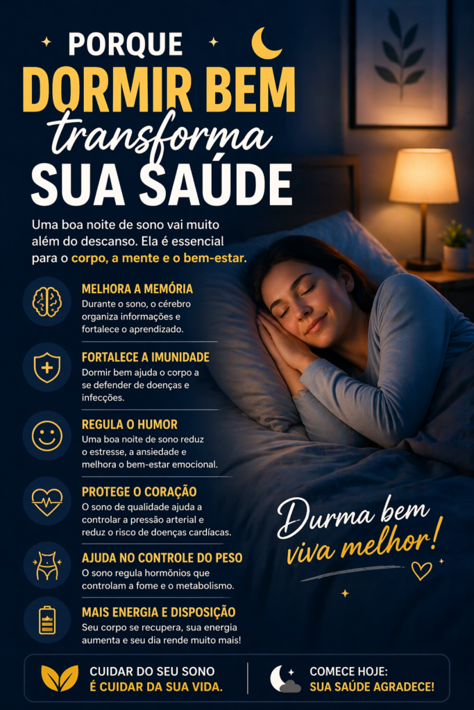 beneficios do sono para a saúde